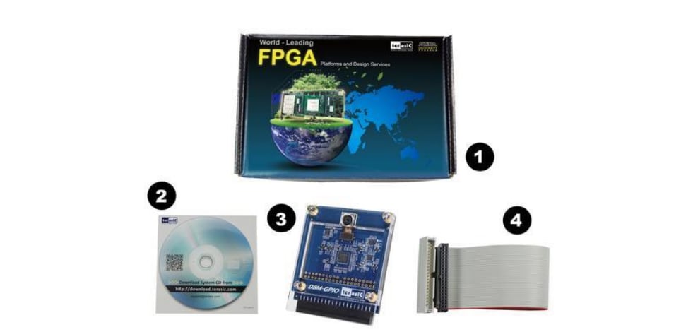 Chart - Terasic Technologies D8M-GPIO Digital Camera Package